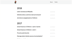 Desktop Screenshot of dziennikarz.pl